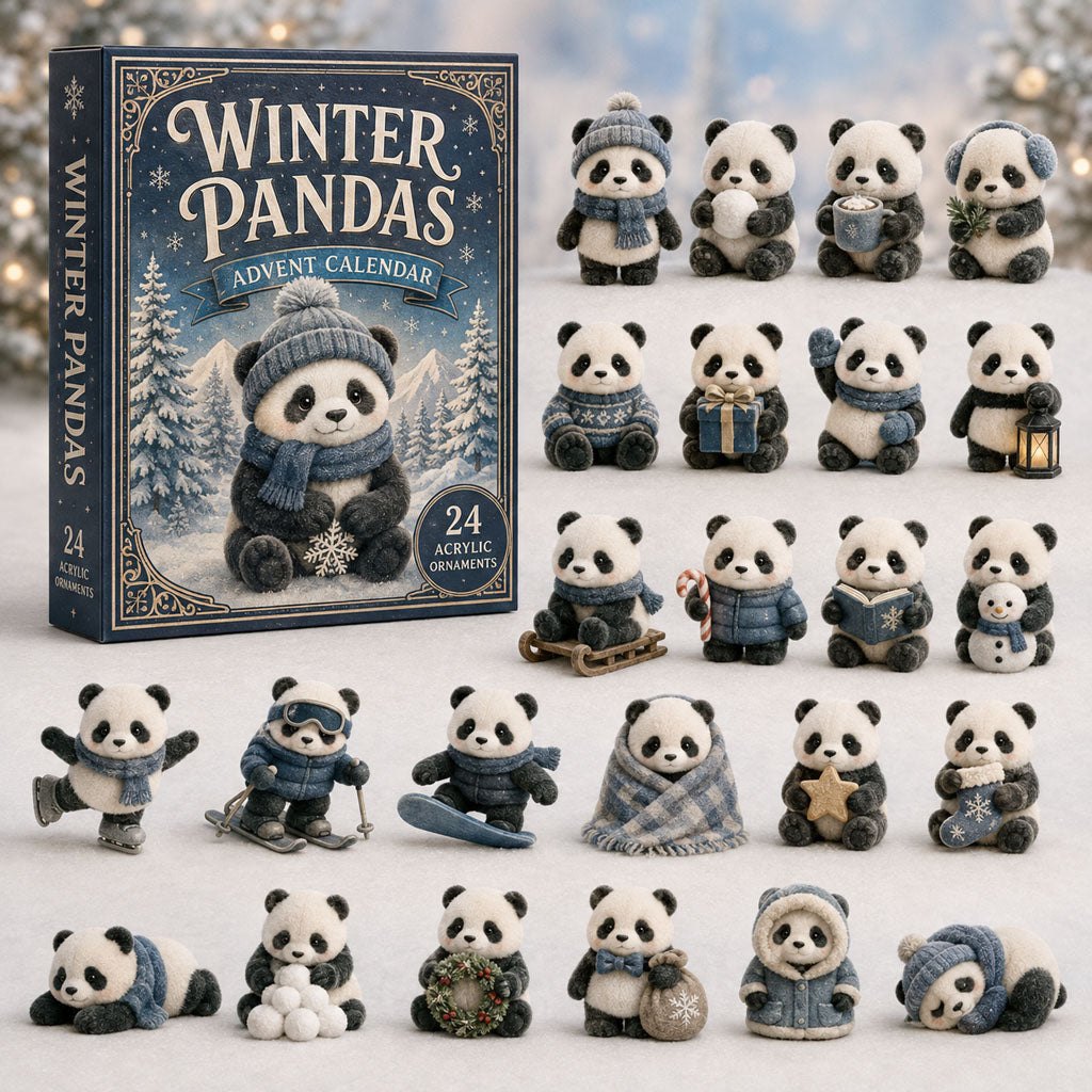 Winter Pandas advent calendar