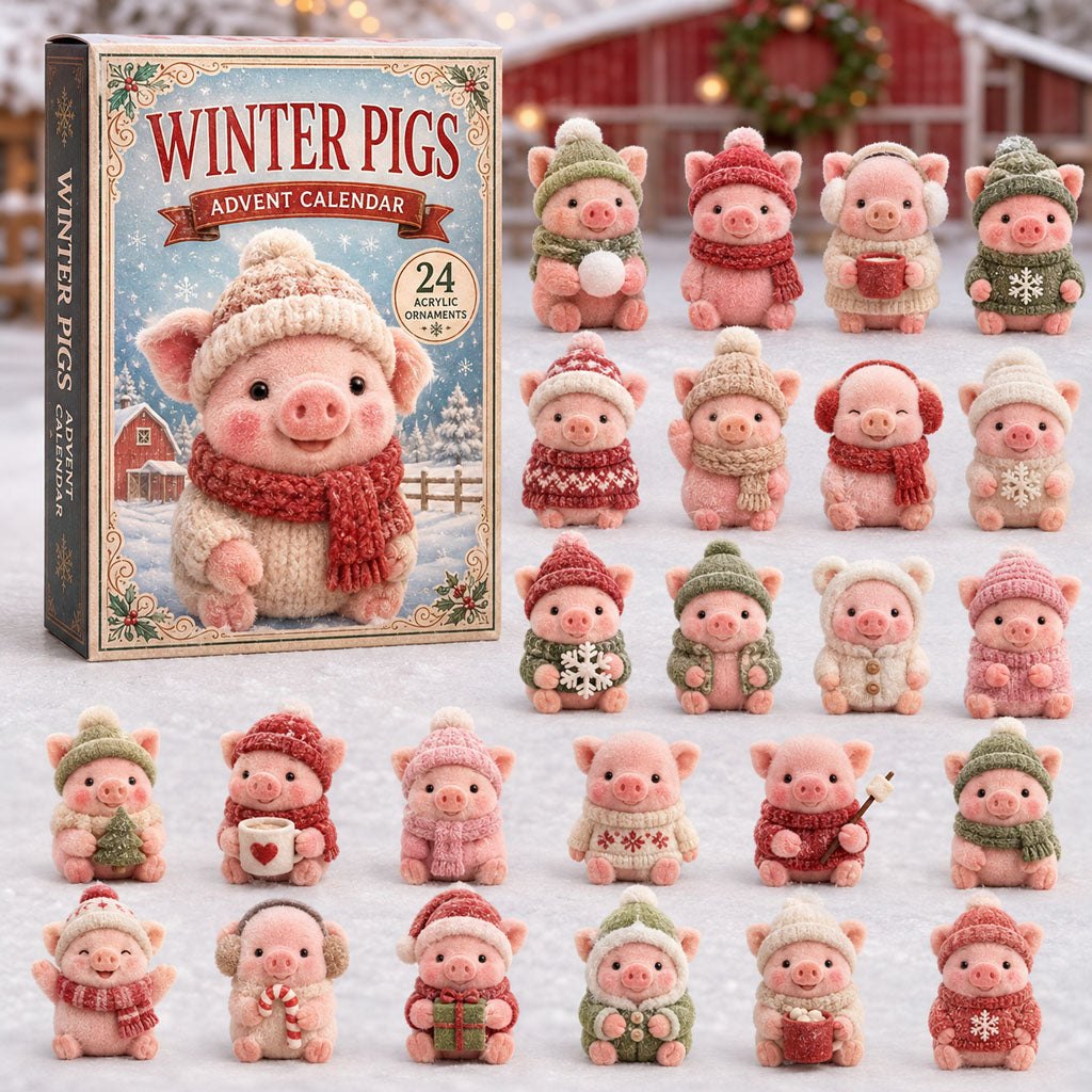 Winter Pigs advent calendar