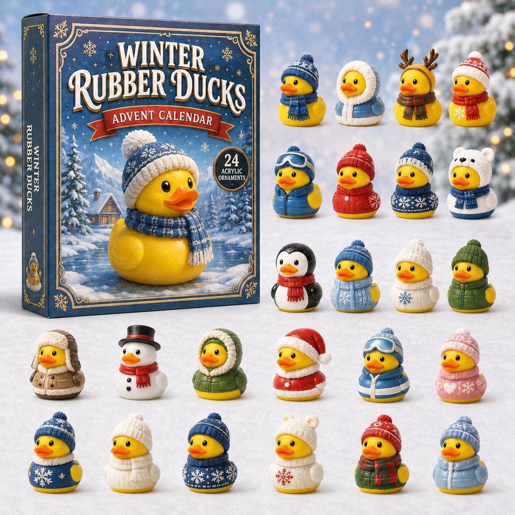 Winter Rubber Ducks advent calendar