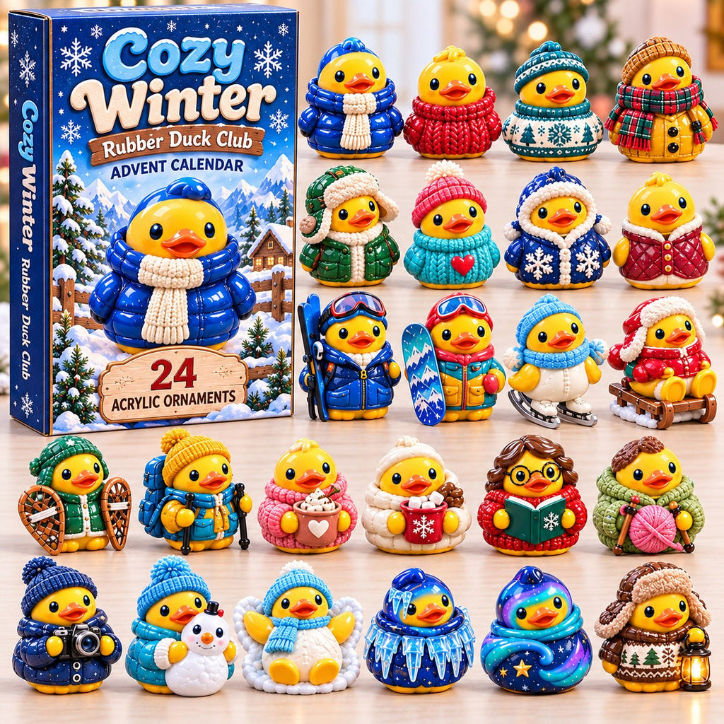 Winter Rubber Ducks advent calendar