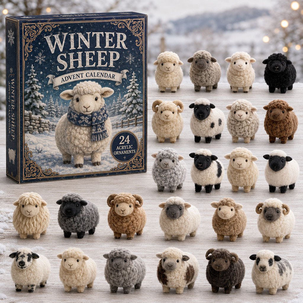 Winter Sheep advent calendar
