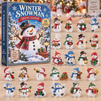 Winter Snowman advent calendar