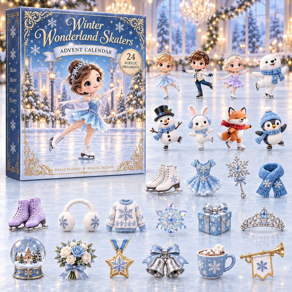 Winter Wonderland Skaters advent calendar