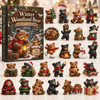 Winter Woodland Bear advent calendar
