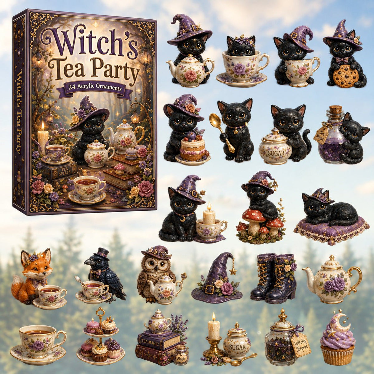 Witch Tea Party advent calendar