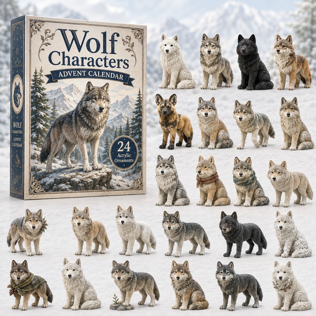 Wolf Character advent calendar