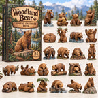 Woodland Bear advent calendar