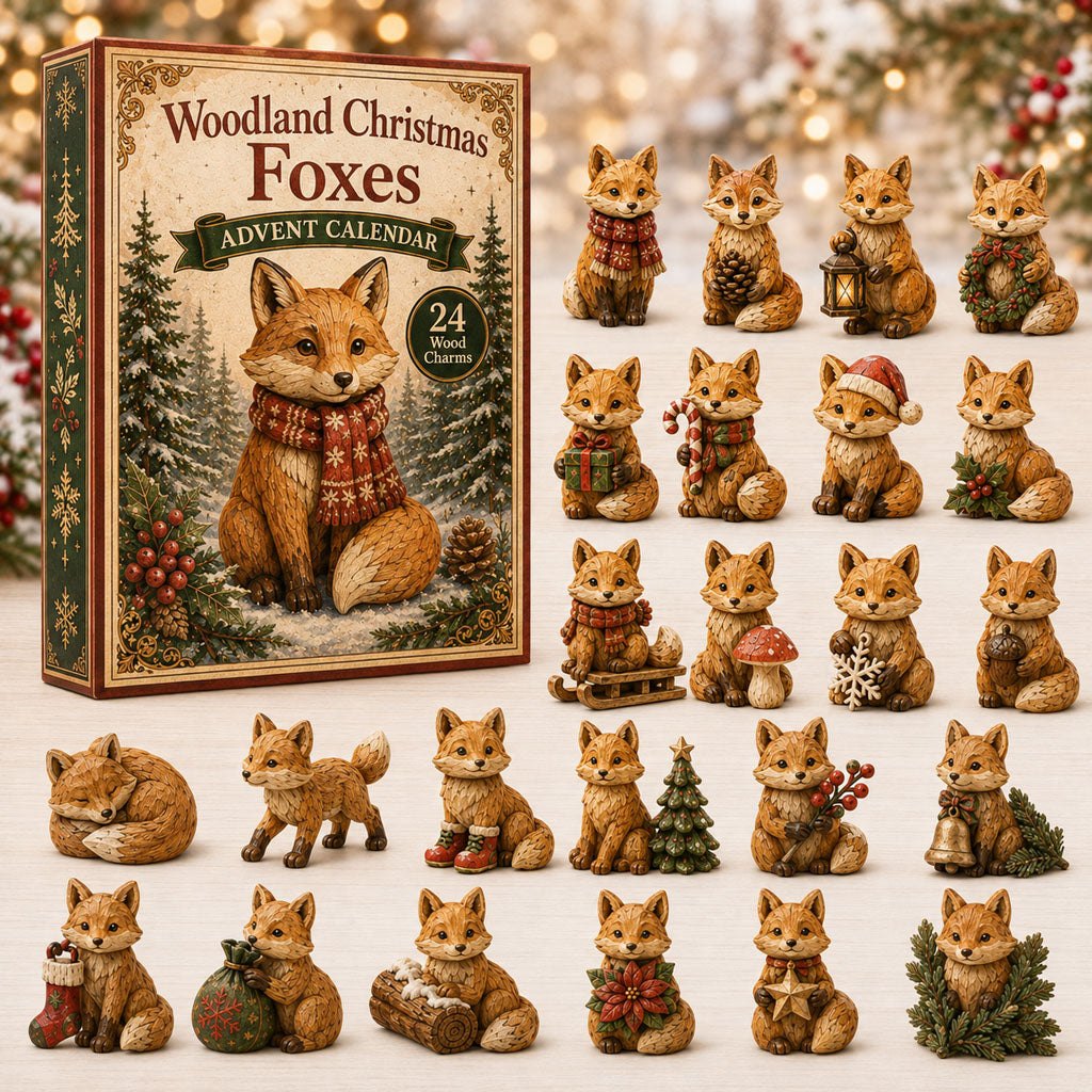 Woodland Christmas Fox advent calendar