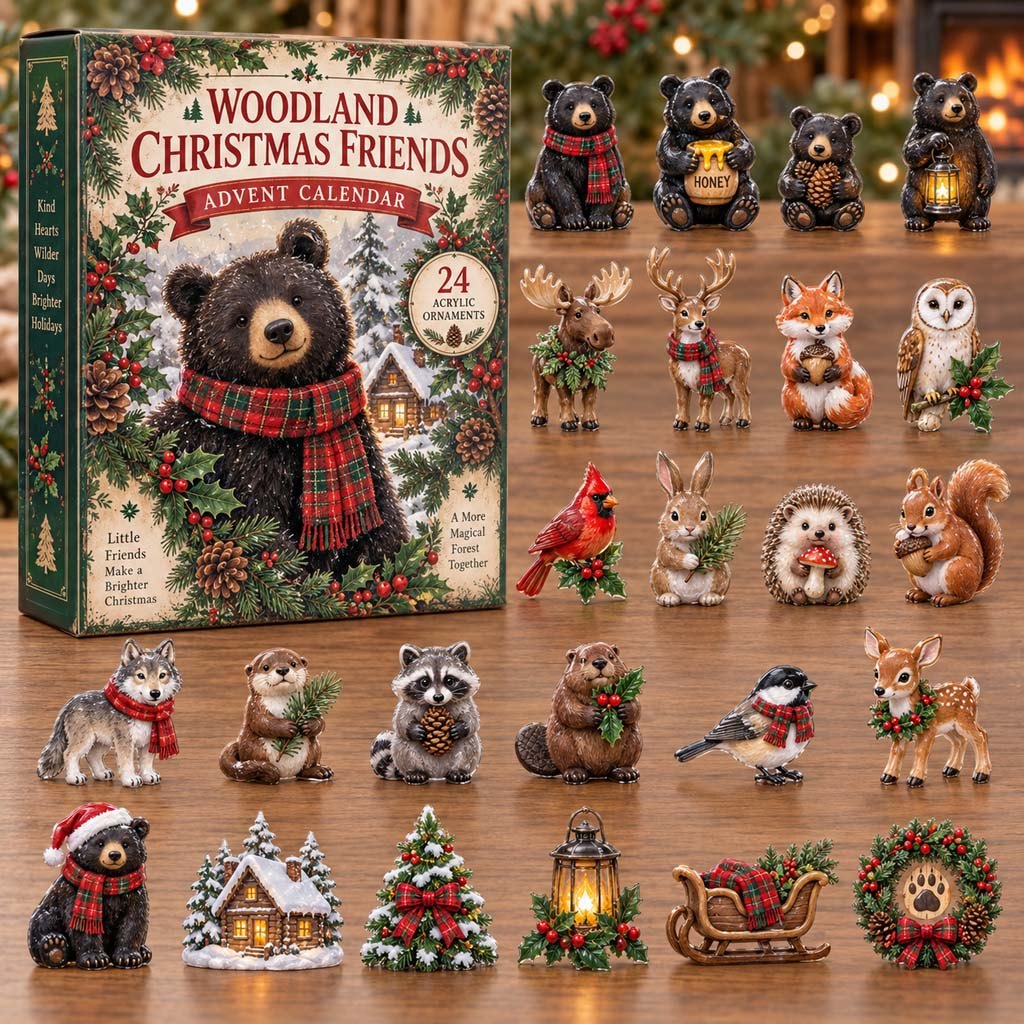 Woodland Christmas Friends advent calendar