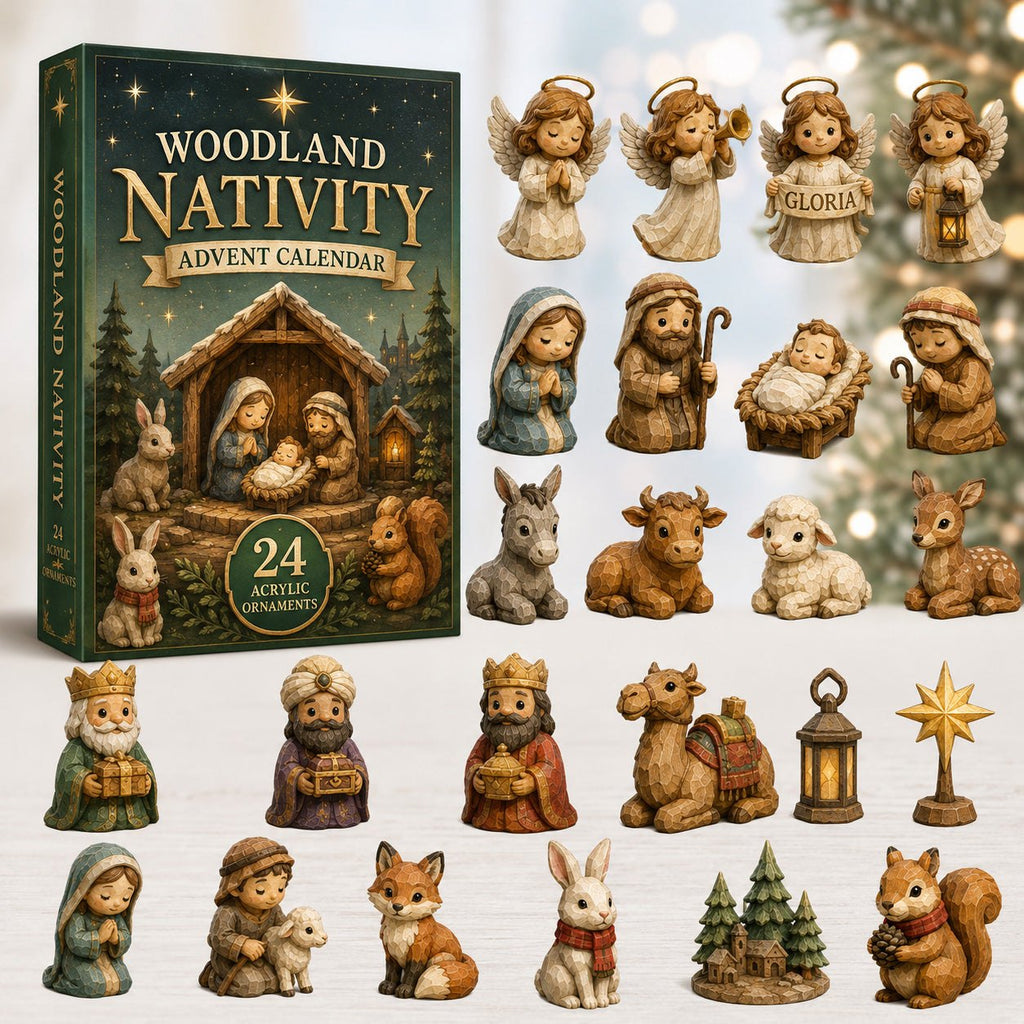 Woodland Nativity advent calendar