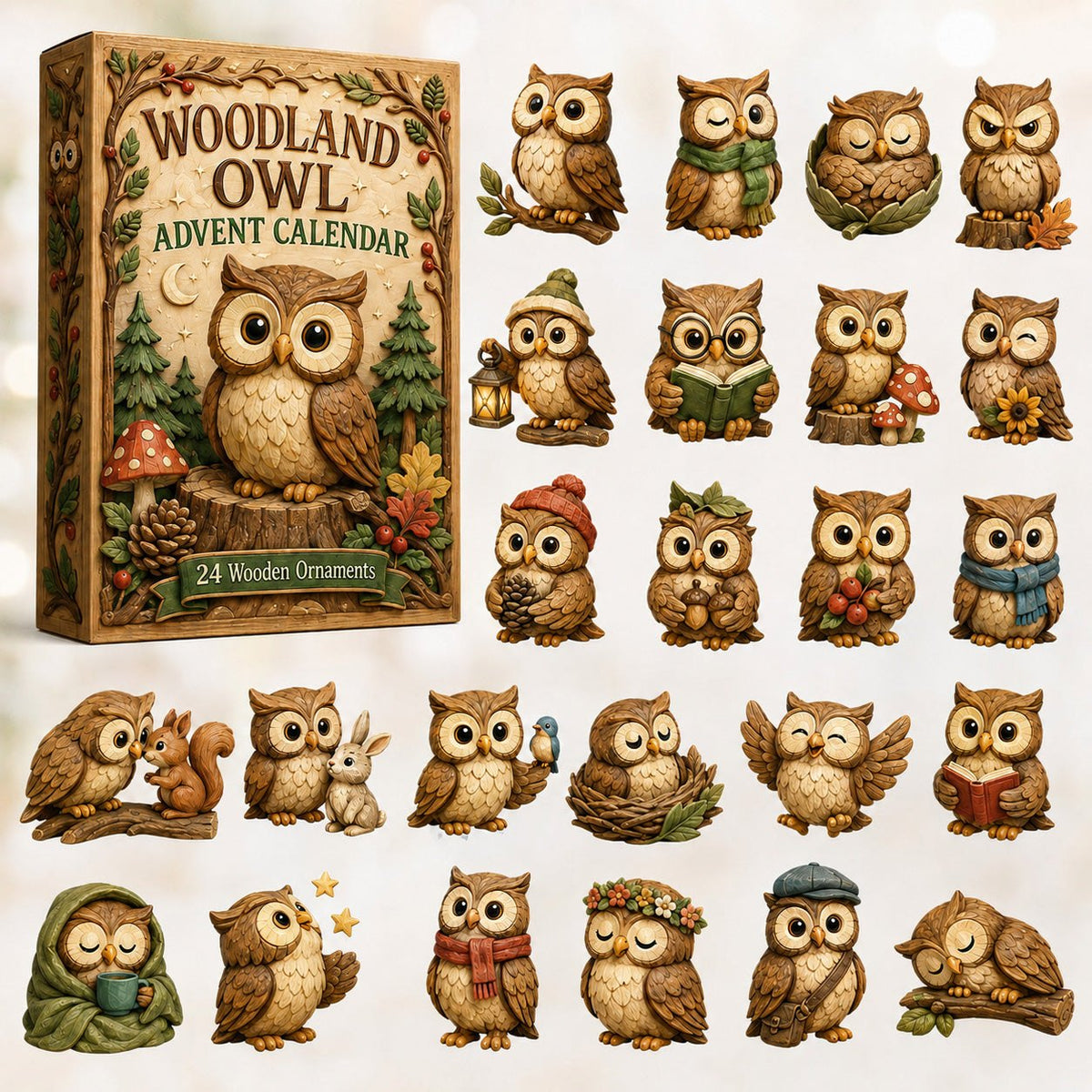 Woodland Owl Life advent calendar
