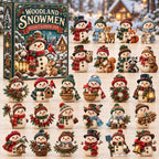 Woodland Snowman advent calendar
