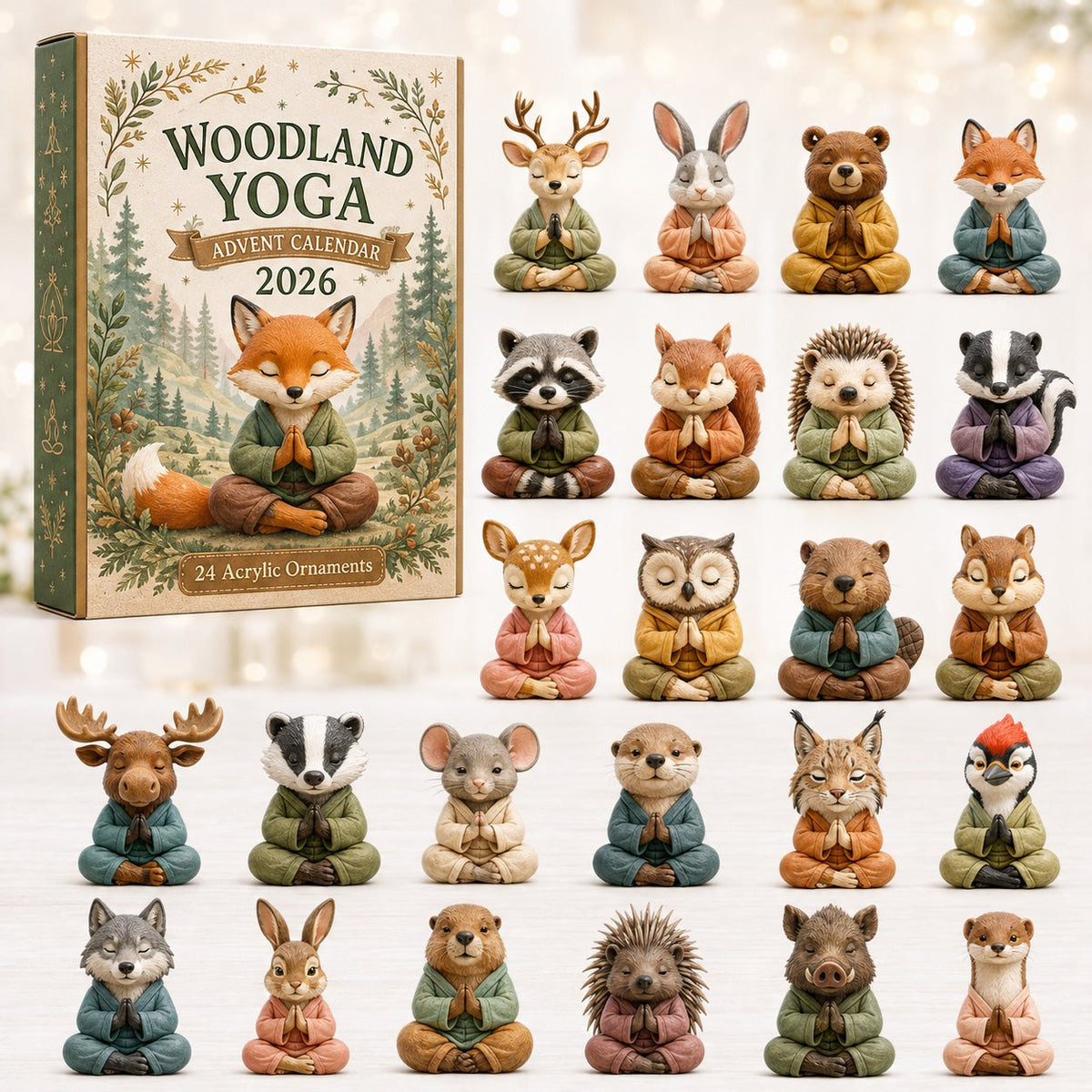 Woodland Yoga advent calendar