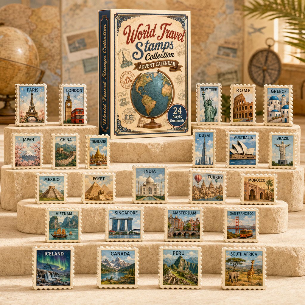 World Famous Stamps advent calendar