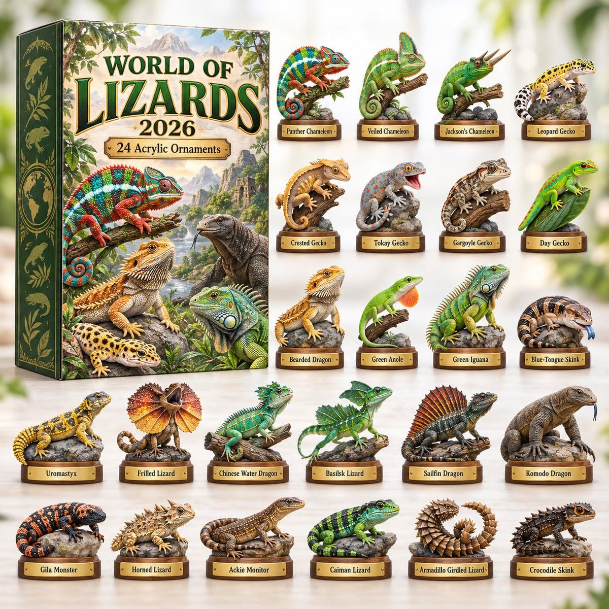 World Of Lizards advent calendar