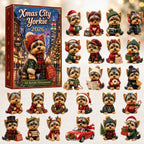 Xmas City Yorkie advent calendar