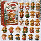Xmas Highland Cow Crew advent calendar