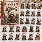 Xmas Raccoon Holiday advent calendar
