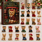 Yorkie Christmas Closet advent calendar