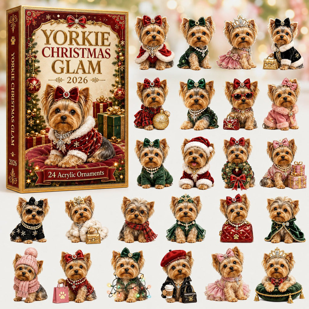 Yorkie Christmas Glam advent calendar
