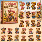 Yorkie Cowgirl Club advent calendar