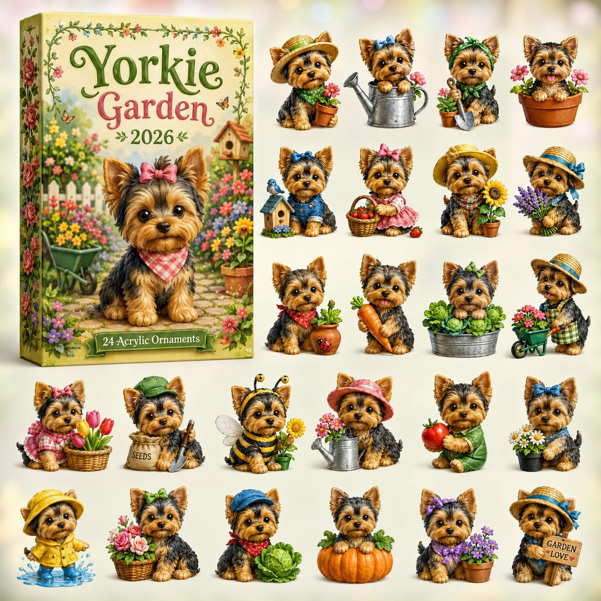 Yorkie Garden advent calendar