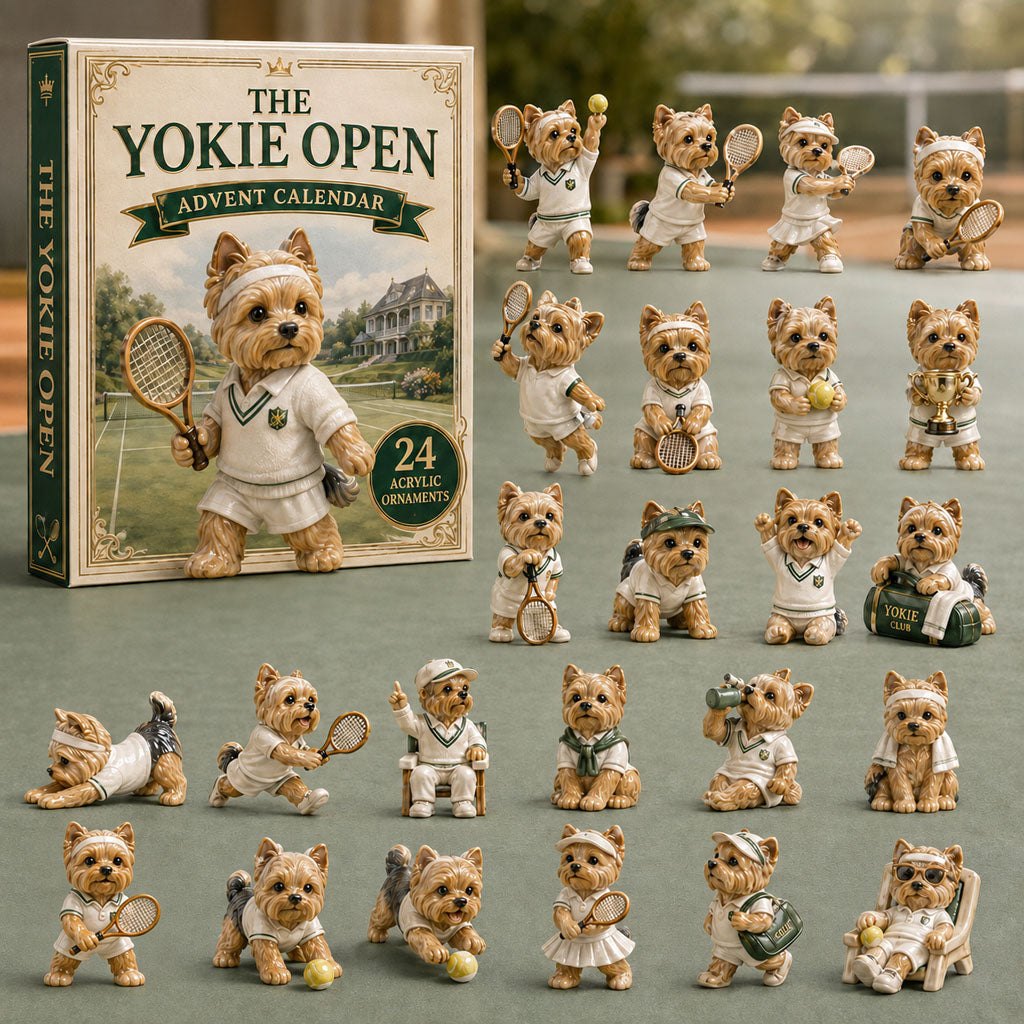 Yorkie Open Tennis advent calendar