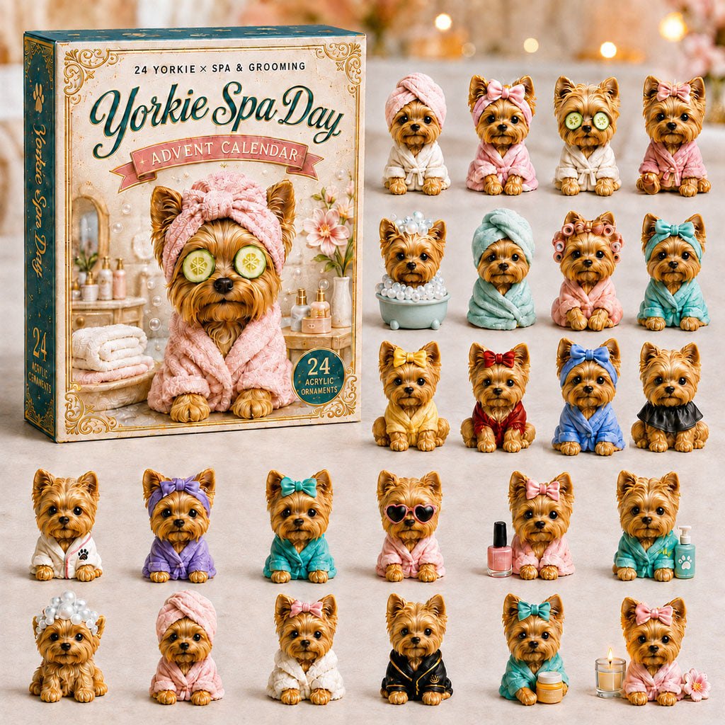 Yorkie Spa Day advent calendar