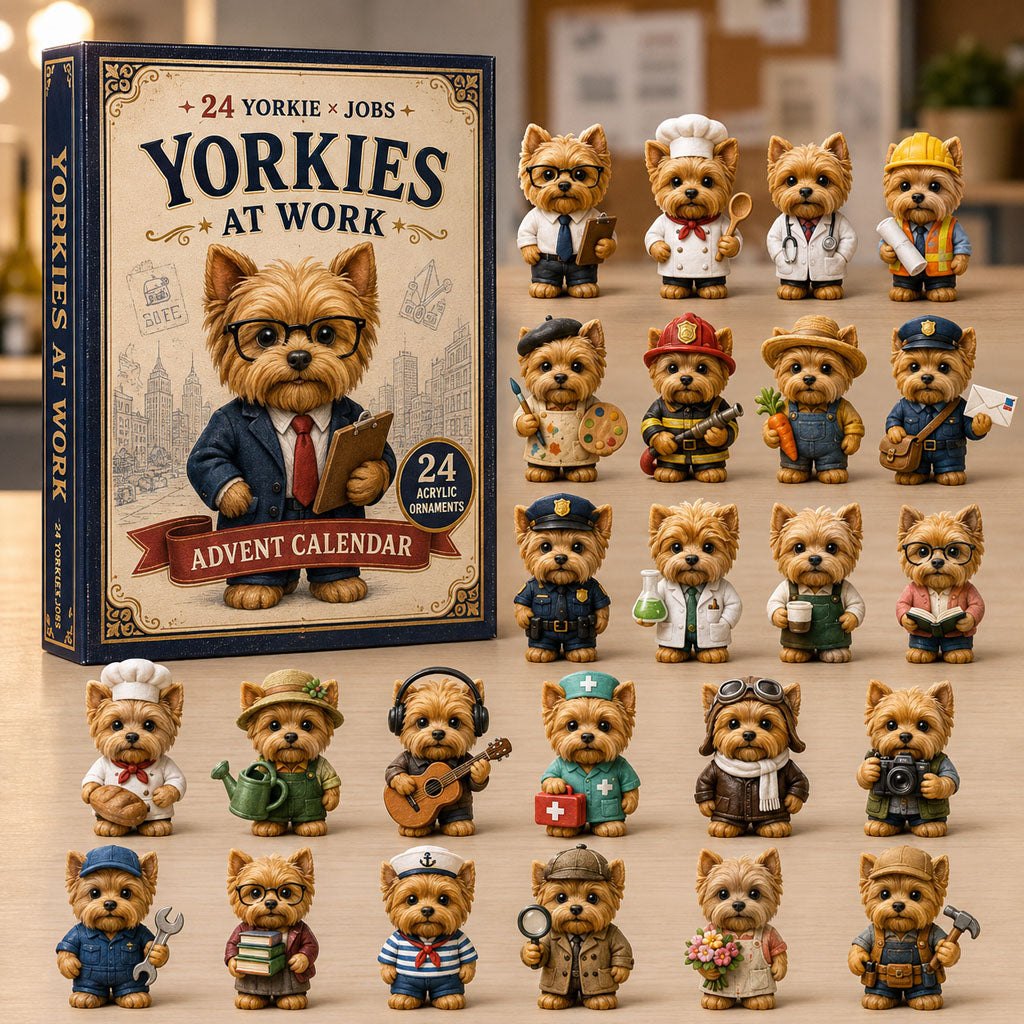 Yorkies At Work advent calendar