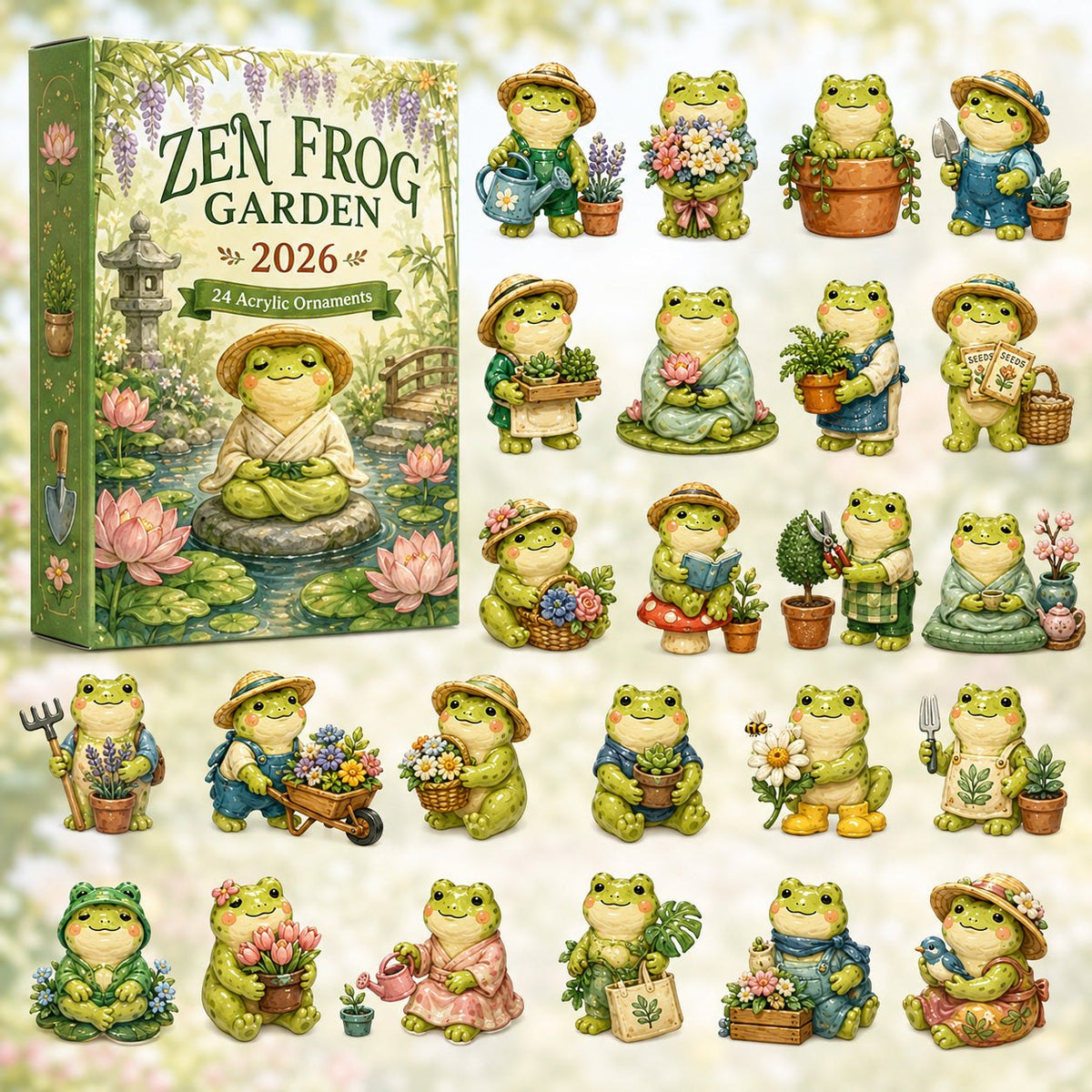 Zen Frog Garden advent calendar